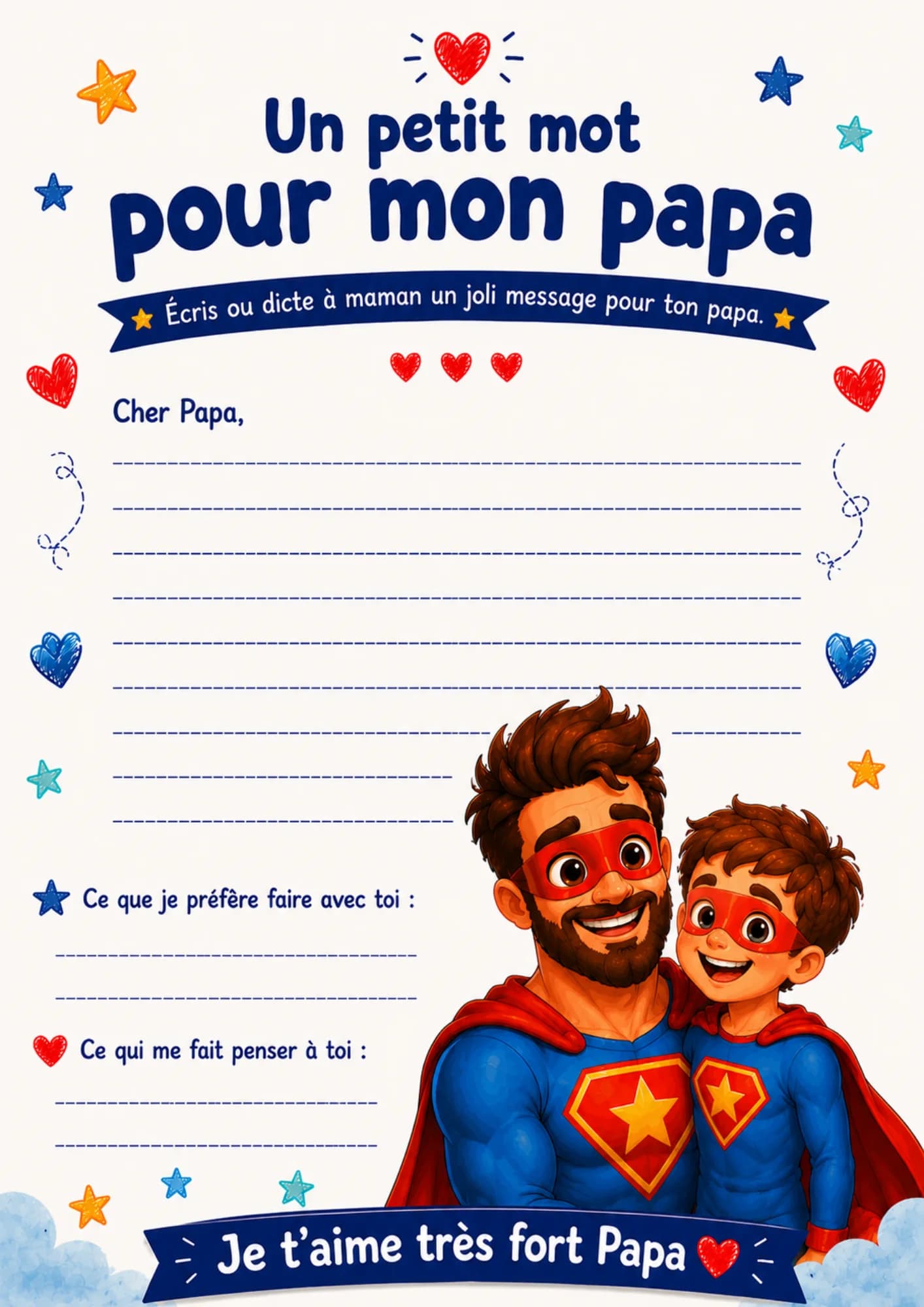Livret fête des pères - VERSION FILS — photo 7