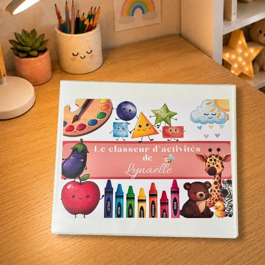 Classeur pour ranger les activités personnalisables (jusqu'à 25 fiches) — photo 2